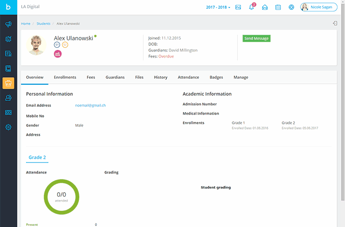 Payment and financial history